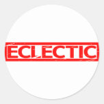Eclectic Stamp Classic Round Sticker