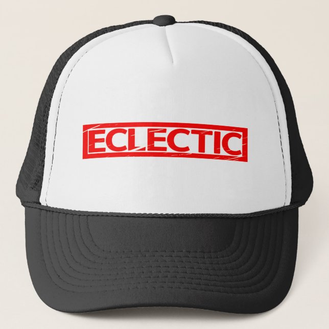 Eclectic Stamp Trucker Hat (Front)