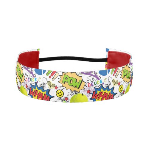 Eclectic tennis pattern  Athletic Headband