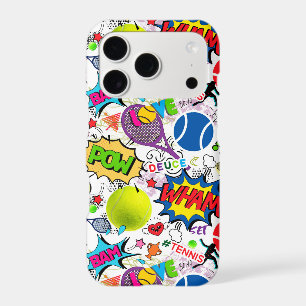 😍🤩Eclectic tennis🎾 pattern iPhone 17 Pro Case