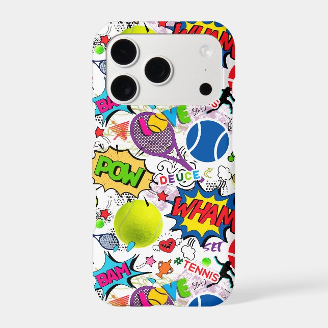 😍🤩Eclectic tennis🎾 pattern  Iphone Case (Back)