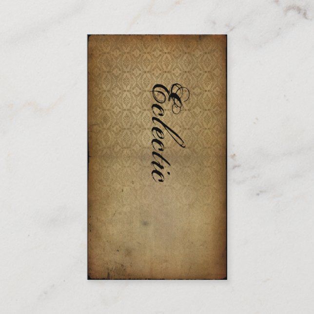 Eclectic Vintage Business Card (Front)
