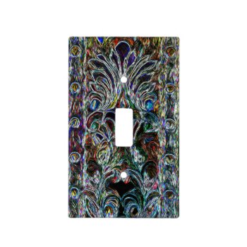 Eclectic Vintage Stained Glass Uncommon Design Light Switch Cover by ArtsyPhoto at Zazzle