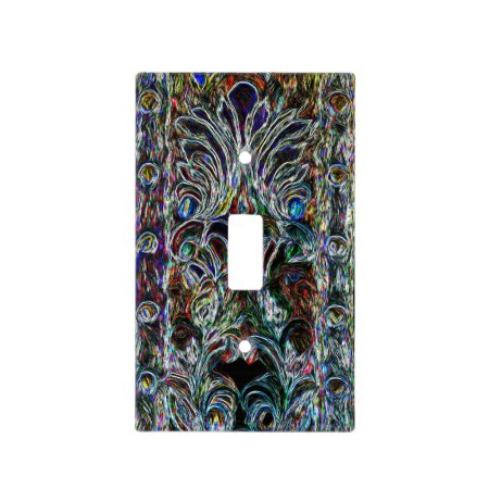 Eclectic Vintage Stained Glass Uncommon Design Light Switch Cover