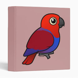 Customizable Female Eclectus Parrot Avery Signature Binder 8.5x11