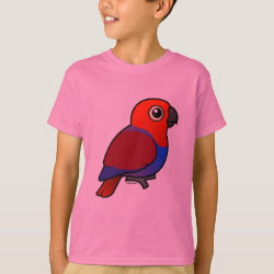 Customizable Female Eclectus Parrot Kids' Hanes TAGLESS® T-Shirt