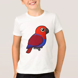 Customizable Female Eclectus Parrot Kids' American Apparel Fine Jersey T-Shirt