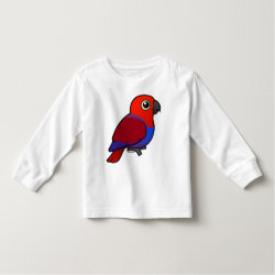 Customizable Female Eclectus Parrot Toddler Long Sleeve T-Shirt