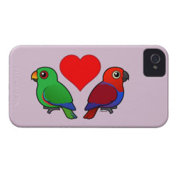 Eclectus Parrot Love Case-Mate iPhone 4 Barely There Universal Case
