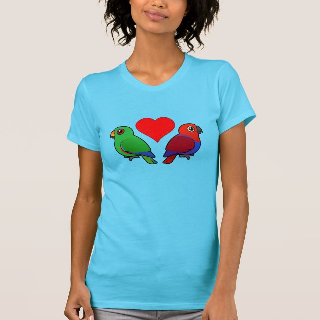 Eclectus Parrot Love T-Shirt (Front)