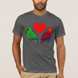 Eclectus Parrot Love Men's Basic American Apparel T-Shirt