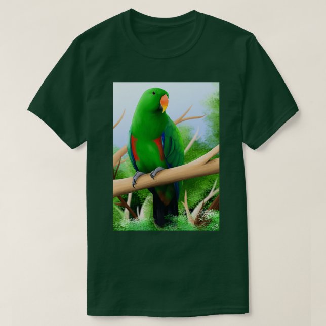Eclectus Parrot Male 1 T-Shirt (Design Front)