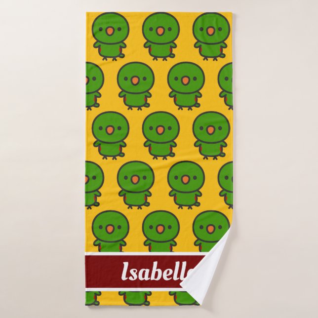 Eclectus Parrot / Male Bath Towel (Bath Towel)