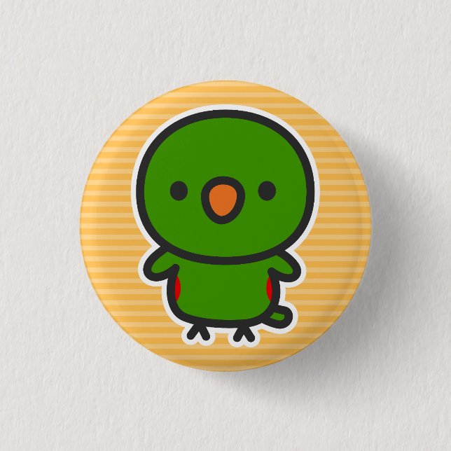 Eclectus Parrot / Male Button (Front)