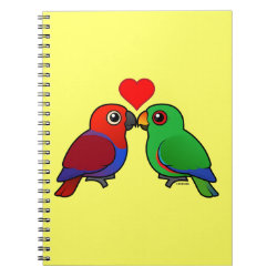 Eclectus Parrots in Love Photo Notebook (6.5