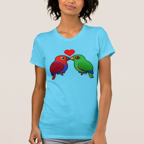 Eclectus Parrots in Love T_Shirt