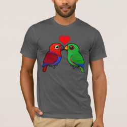 Eclectus Parrots in Love Men's Basic American Apparel T-Shirt