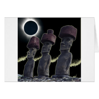 Eclipse 2010 Easter Island Cards