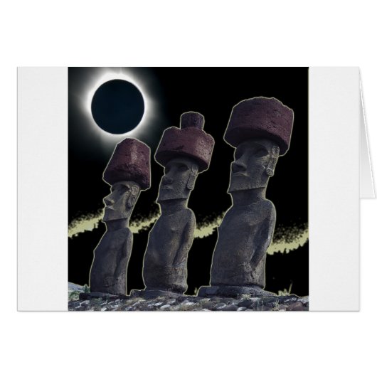 Eclipse 2010 Easter Island Cards (Front Horizontal)