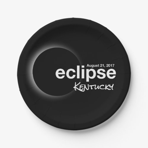 eclipse 2017 Kentucky Paper Plates