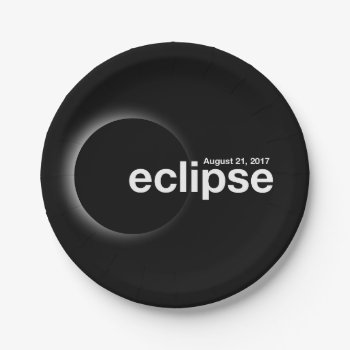 Eclipse 2017 Paper Plates by Omtastic at Zazzle