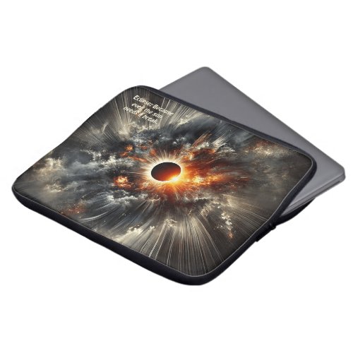 Eclipse Because even the sun needs a break Laptop Sleeve