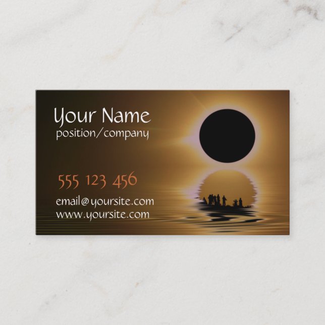 Eclipse Chaser Business Card (Front)