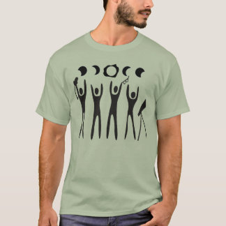 Eclipse Chasers logo gear - caveman style T-Shirt
