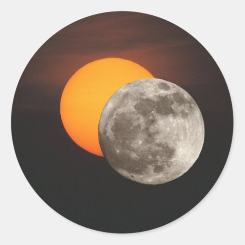 Eclipse Classic Round Sticker