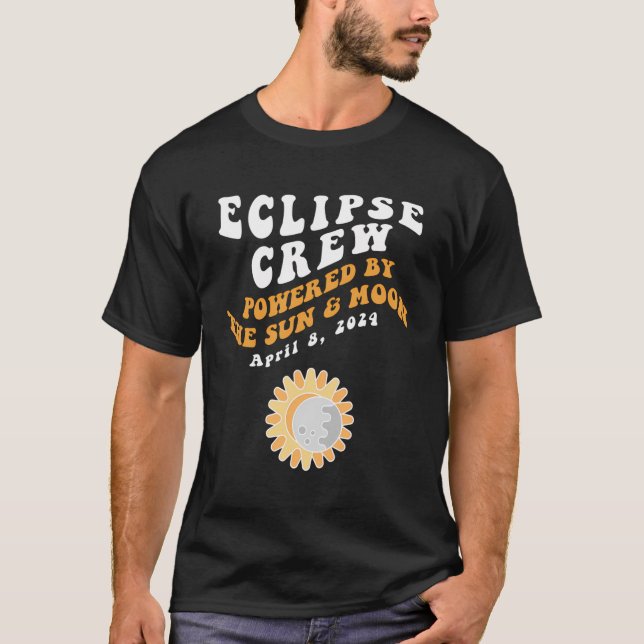 Eclipse Crew American Solar Eclipse April 8 2024 T-Shirt (Front)