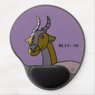 Eclipse Dragon Buff +10 Purple RPG Character Game Gel Mouse Pad