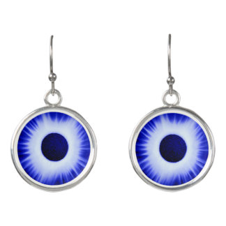 Eclipse Earrings, Neon Series (Blue) Earrings