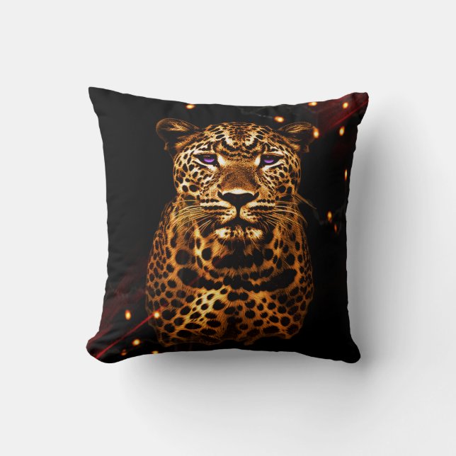 Eclipse Majesty Throw Pillow (Front)