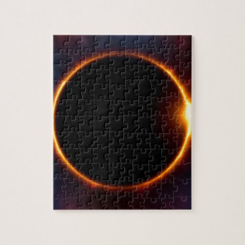 Eclipse Moon Sun Twilight Jigsaw Puzzle