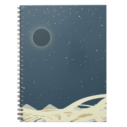 Eclipse of Sun Art with Snakes Notebook