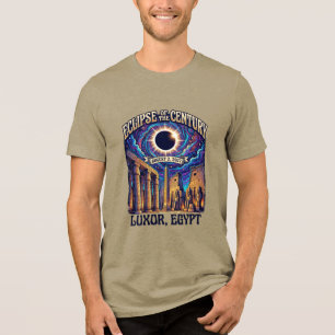 Eclipse Of The Century Aug 2,2027 Luxor Egypt Tri-Blend Shirt