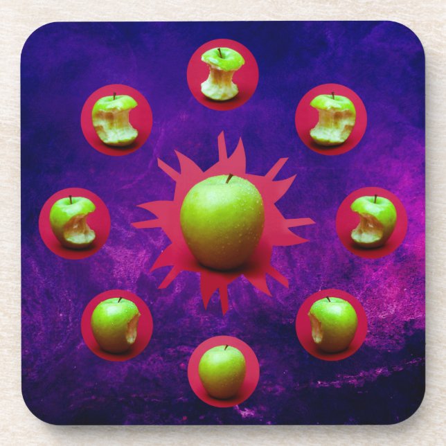 Eclipse Of The Green Star Drink Coaster (Front)