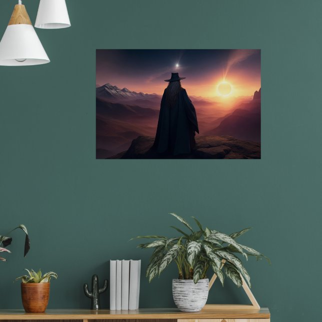 Eclipse of the Wizard's Visions Poster (Living Room 1)