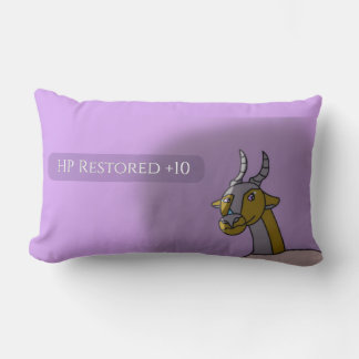 Eclipse Purple Fantasy Dragon Gamer HP +10 Lumbar Pillow