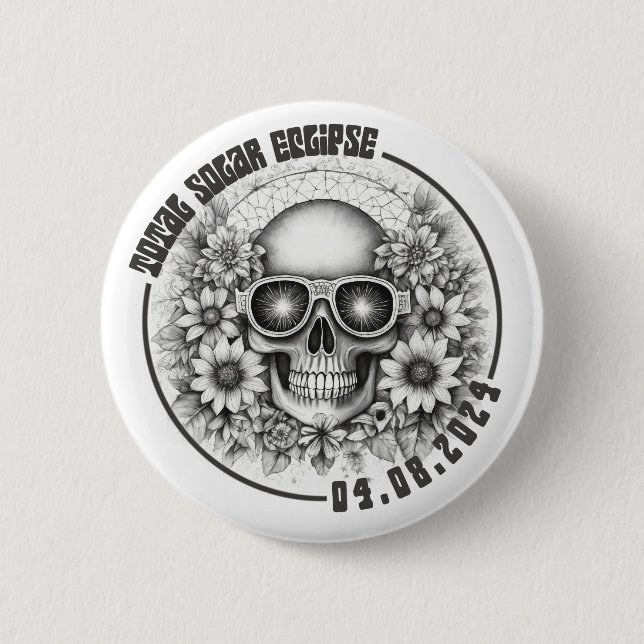 Eclipse skull button (Front)