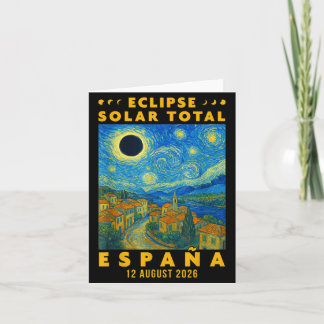 Eclipse Solar Total España 2026 Card