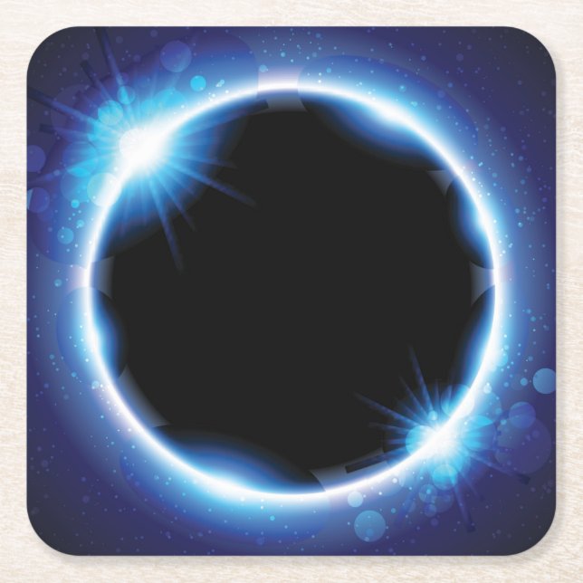 Eclipse Square Paper Coaster (Front)