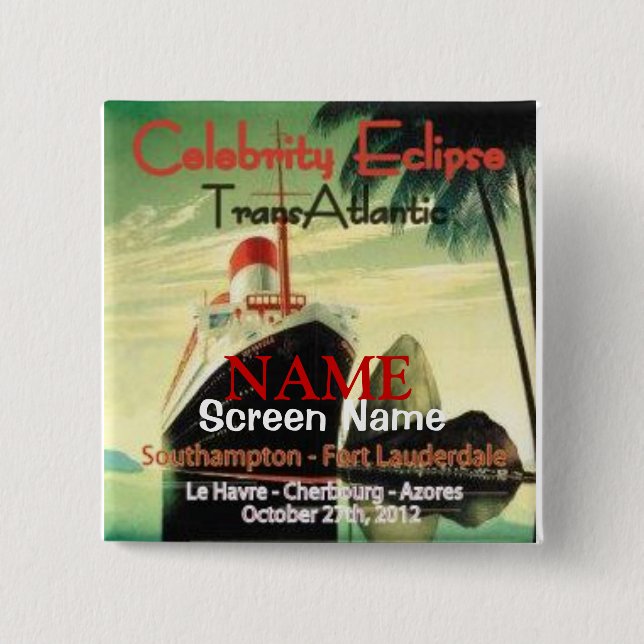 Eclipse Transatlantic 2012 Button (Front)