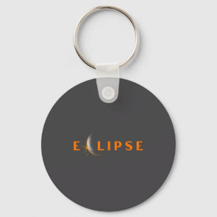 Eclipse Universal Total Lunar Solar Eclipse Total  Keychain