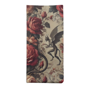 Eclipsed Grace – Gothic Victorian Cloth Napkin