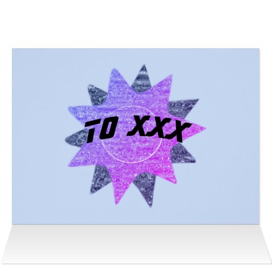 Eclipsed Heart & Stars for Valentine / Love (Inside Horizontal (Top))