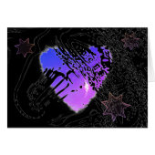 Eclipsed Heart & Stars for Valentine / Love (Front Horizontal)