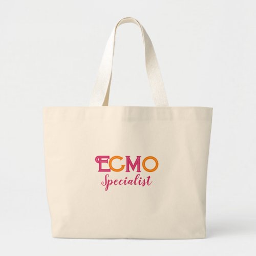 ECMO Specialist Nurse Large Tote Bag