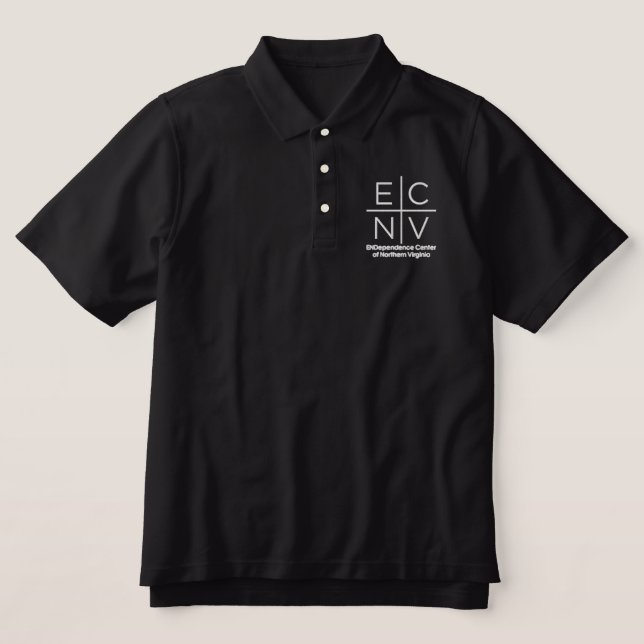 ECNV Men's Active Polo (Design Front)