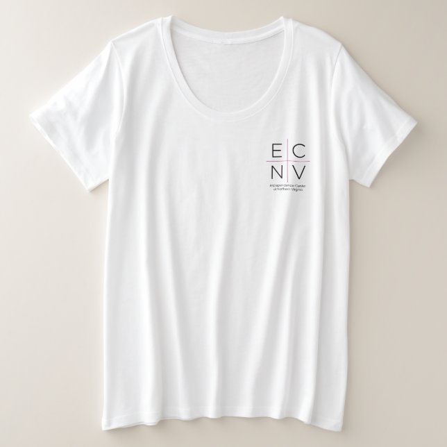 ECNV Women's Basic T-Shirt (Design Front)